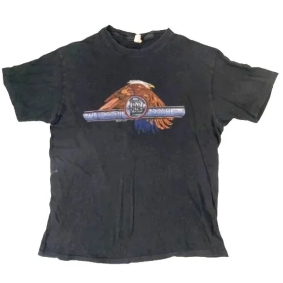 Vintage 80s The Doobie Brothers One Step Closer Tour T Shirt Tee Xl Folk Rock - Picture 1 of 13